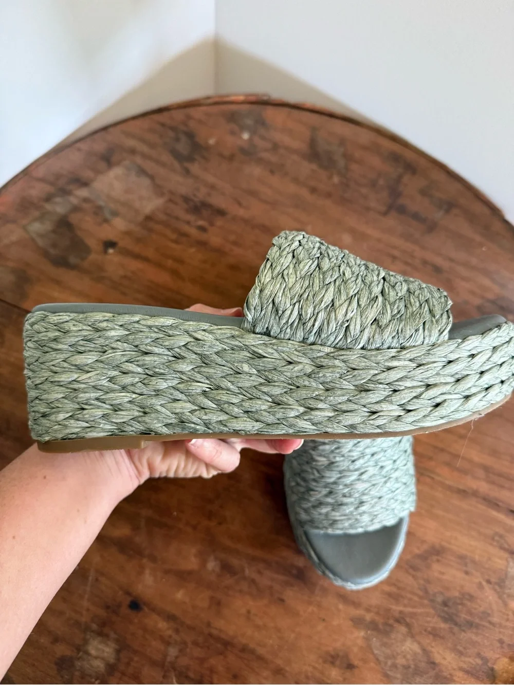 BEACH by Matisse Braided Slide Platform Sandals
